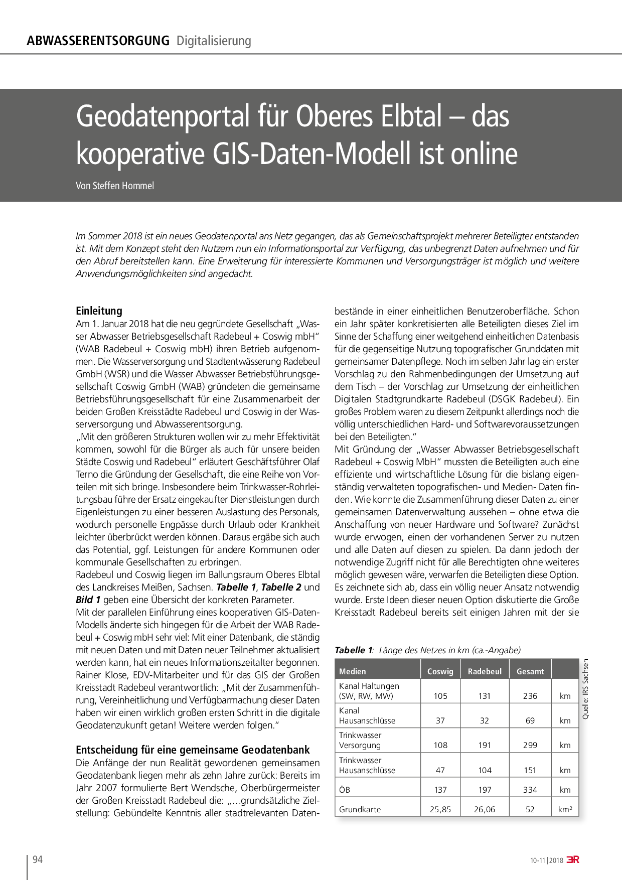 Geodatenportal für Oberes Elbtal – das kooperative GIS-Daten-Modell ist online