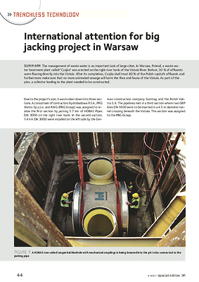 International attention for big jacking project in Warsaw