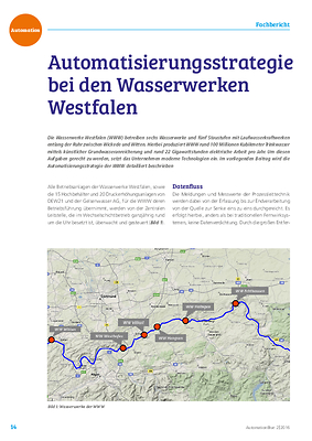 Automatisierungsstrategie bei den Wasserwerken Westfalen