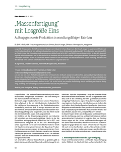 Industrie 4.0 service architecture