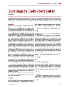 Zweilagige Induktorspulen