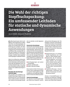 Die Wahl der richtigen Stopfbuchspackung: Ein umfassender Leitfaden für statische und dynamische Anwendungen