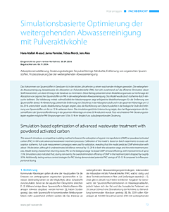 Simulationsbasierte Optimierung der weitergehenden Abwasserreinigung mit Pulveraktivkohle