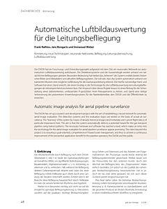 Automatische Luftbildauswertung für die Leitungsbefliegung