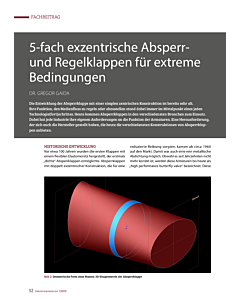 5-fach exzentrische Absperr- und Regelklappen für extreme Bedingungen