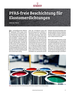 PFAS-freie Beschichtung für Elastomerdichtungen