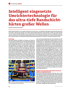 Intelligent eingesetzte Umrichtertechnologie für das ultra-tiefe Randschichthärten großer Wellen