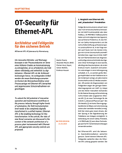 OT-Security für Ethernet-APL