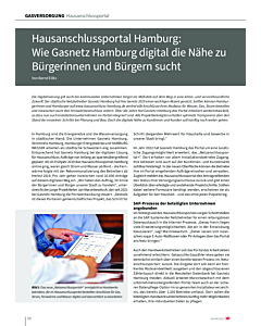 Hausanschlussportal Hamburg: Wie Gasnetz Hamburg digital die Nähe zu Bürgerinnen und Bürgern sucht