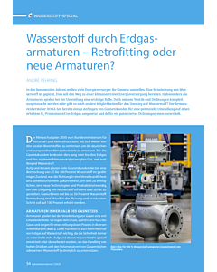Wasserstoff durch Erdgasarmaturen – Retrofitting oder neue Armaturen?