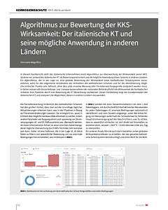 Algorithmus zur Bewertung der KKSWirksamkeit: Der italienische KT und seine mögliche Anwendung in anderen Ländern