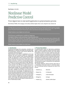 Nonlinear Model Predictive Control