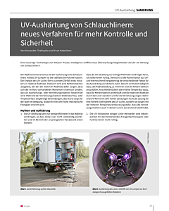 UV-Aushärtung von Schlauchlinern: neues Verfahren für mehr Kontrolle und Sicherheit
