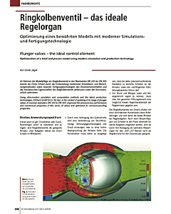 Ringkolbenventil - das ideale Regelorgan