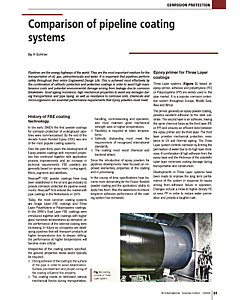 Comparison of pipeline coating systems
