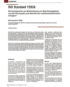 ISO Standard 15926