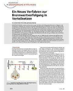Ein Neues Verfahren zur Brennwertverfolgung in Verteilnetzen
