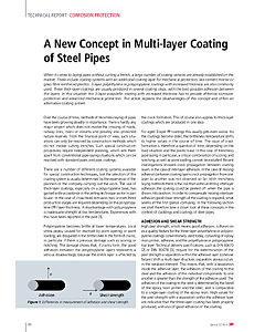 A New Concept in Multi-layer Coating of Steel Pipes