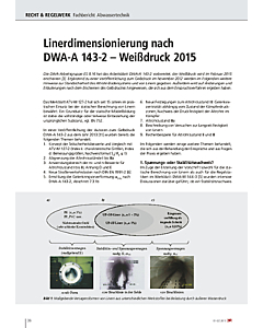 Linerdimensionierung nach DWA-A 143-2 – Weißdruck 2015