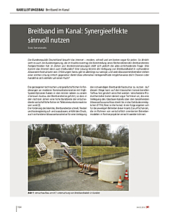 Breitband im Kanal: Synergieeffekte sinnvoll nutzen