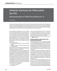 Indirekter Nachweis der Wirksamkeit des KKS