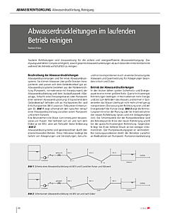 Abwasserdruckleitungen im laufenden Betrieb reinigen