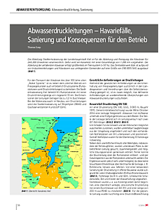 Abwasserdruckleitungen – Havariefälle, Sanierung und Konsequenzen für den Betrieb
