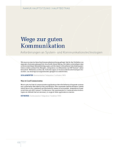 Wege zur guten Kommunikation