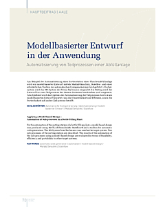 Modellbasierter Entwurf in der Anwendung