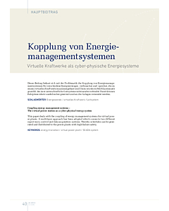 Kopplung von Energiemanagementsystemen