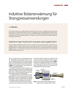 Induktive Bolzenerwärmung für Strangpressanwendungen