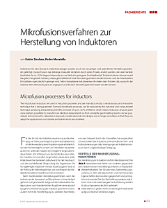 Mikrofusionsverfahren zur Herstellung von Induktoren
