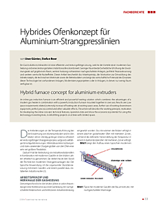 Hybrides Ofenkonzept für Aluminium-Strangpresslinien