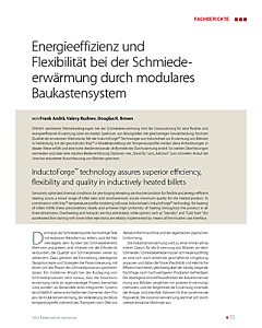 Energieeffizienz und Flexibilität bei der Schmiedeerwärmung durch modulares Baukastensystem