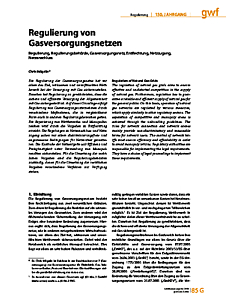 Regulierung von Gasversorgungsnetzen