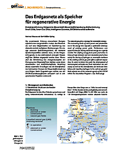 Das Erdgasnetz als Speicher für regenerative Energie