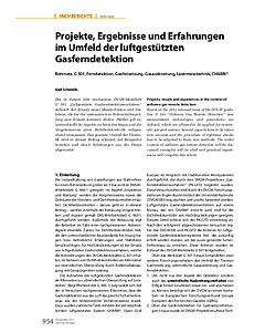 Projekte, Ergebnisse und Erfahrungen im Umfeld der luftgestützten Gasferndetektion