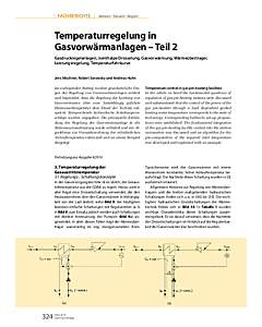Temperaturregelung in Gasvorwärmanlagen – Teil 2