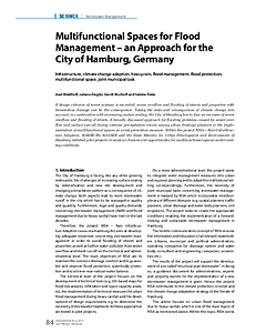 Multifunctional Spaces for Flood Management - an Approach for the City of Hamburg, Germany