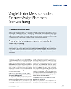 Vergleich der Messmethoden für zuverlässige Flammenüberwachung