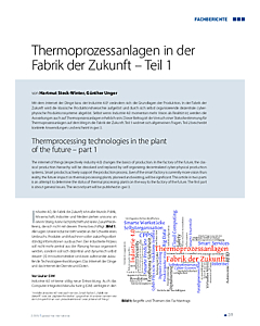Thermoprozessanlagen in der Fabrik der Zukunft – Teil 1
