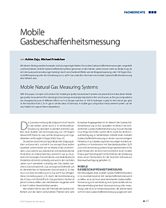 Mobile Gasbeschaffenheitsmessung