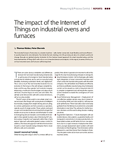 The impact of the Internet of Things on industrial ovens and furnaces