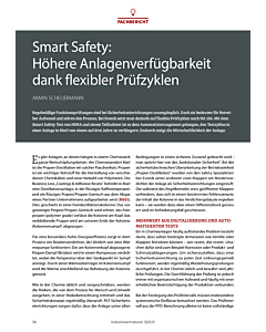 Smart Safety: Höhere Anlagenverfügbarkeit dank flexibler Prüfzyklen
