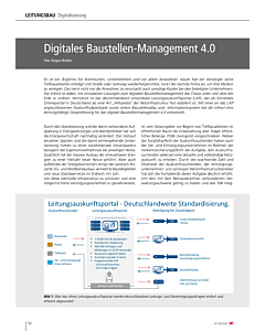 Digitales Baustellen-Management 4.0