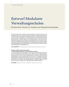 Entwurf Modularer Verwaltungsschalen