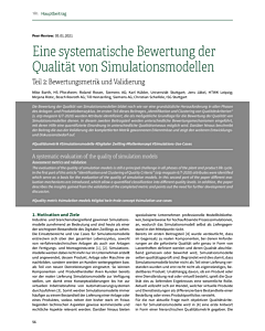 Eine systematische Bewertung der Qualität von Simulationsmodellen