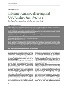 Informationsmodellierung mit OPC Unified Architecture