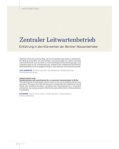 Zentraler Leitwartenbetrieb