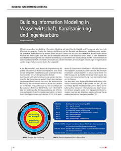 Building Information Modeling in Wasserwirtschaft, Kanalsanierung und Ingenieurbüro